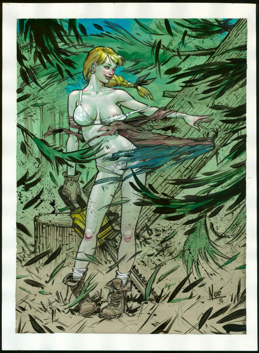 Illustration originale - Ignacio Noé - Acrylique sur papier - 4774