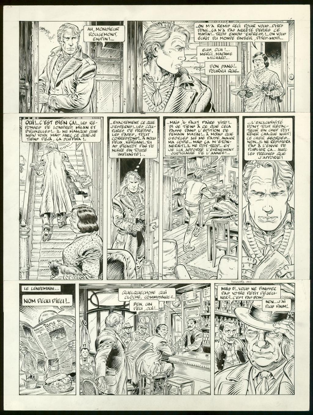 Planche originale n°14 - Yves Swolfs - Encre de Chine sur papier - 4944