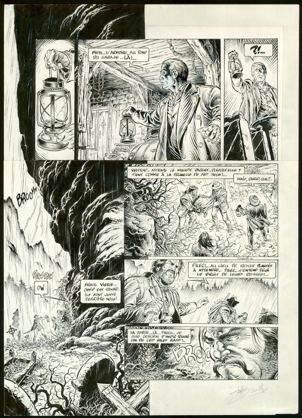 Planche originale n°40 - Yves Swolfs - Encre de Chine sur papier - 4946