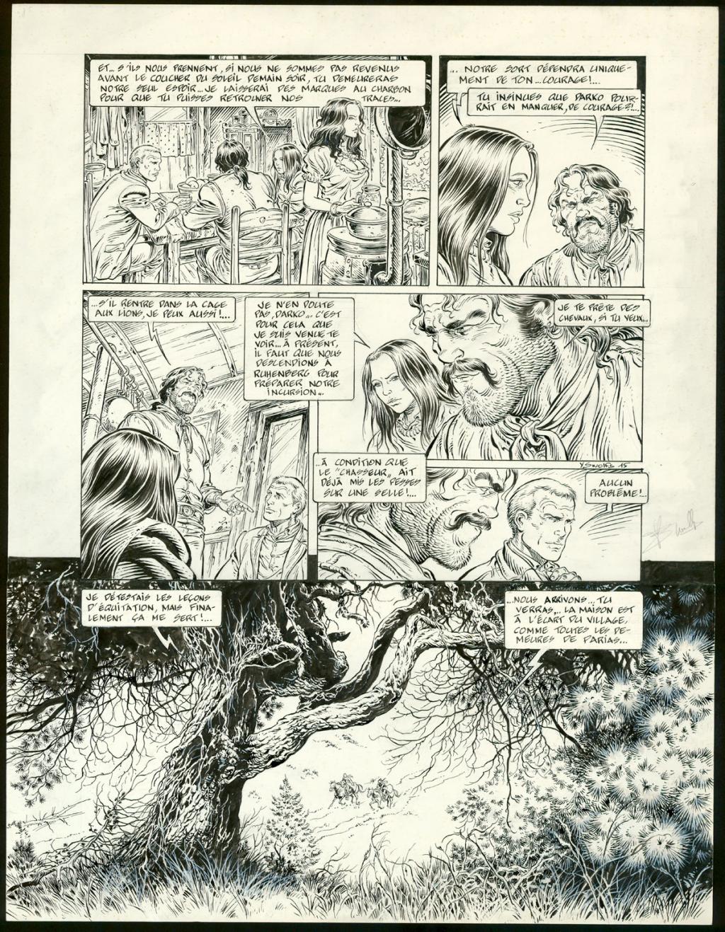 Planche originale n°15 - Yves Swolfs - Encre de Chine sur papier - 4947