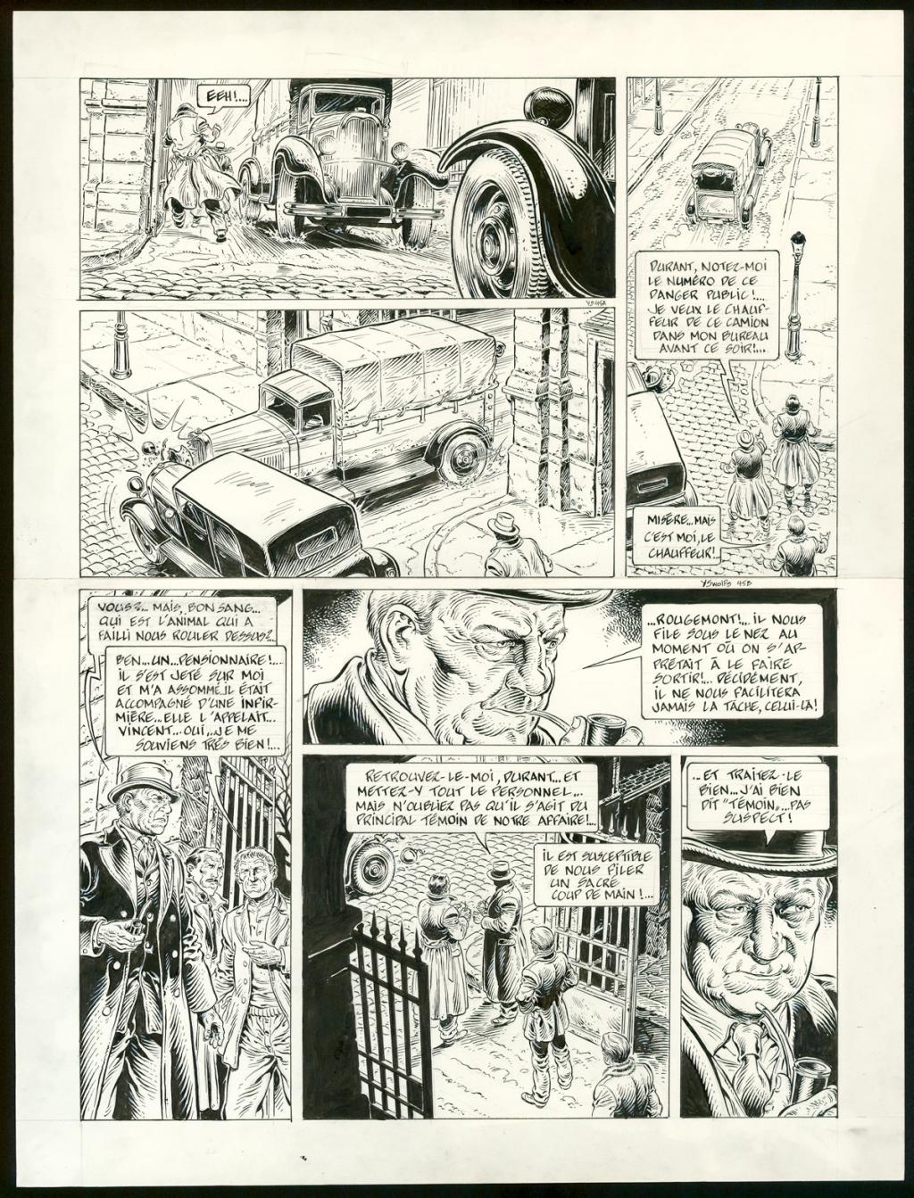 Planche originale n°45 - Yves Swolfs - Encre de Chine sur papier - 4948