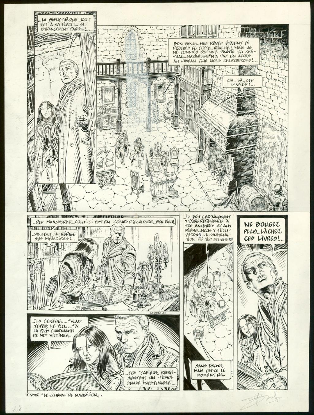 Planche originale n°25 - Yves Swolfs - Encre de Chine sur papier - 4952