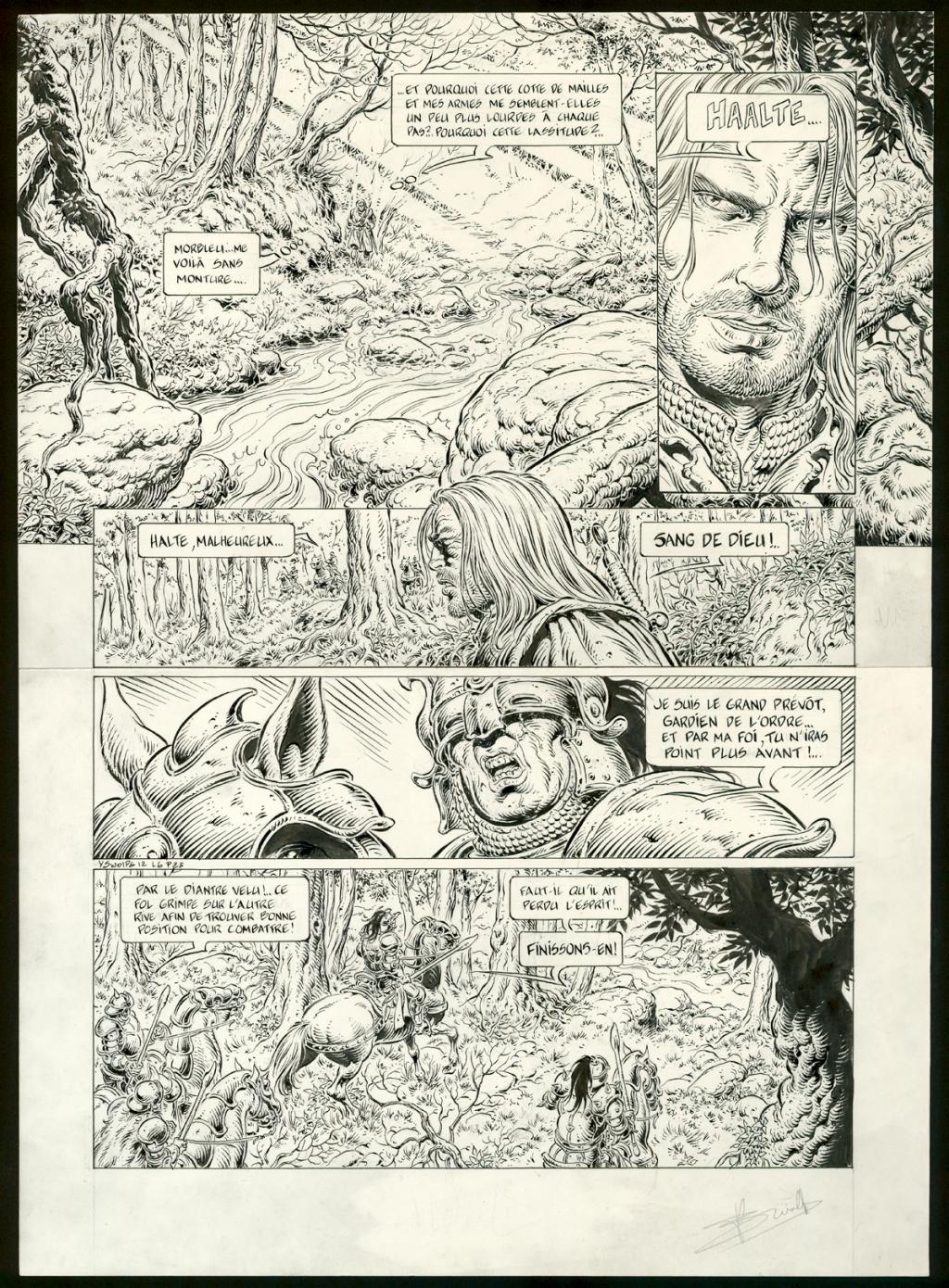 Planche originale n°25 - Yves Swolfs - Encre de Chine sur papier - 4959