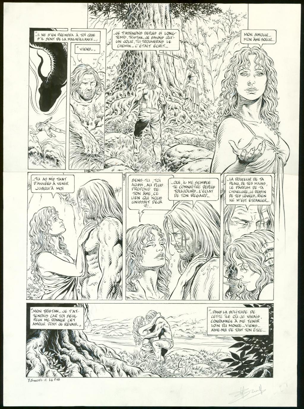 Planche originale n°18 - Yves Swolfs - Encre de Chine sur papier - 4963
