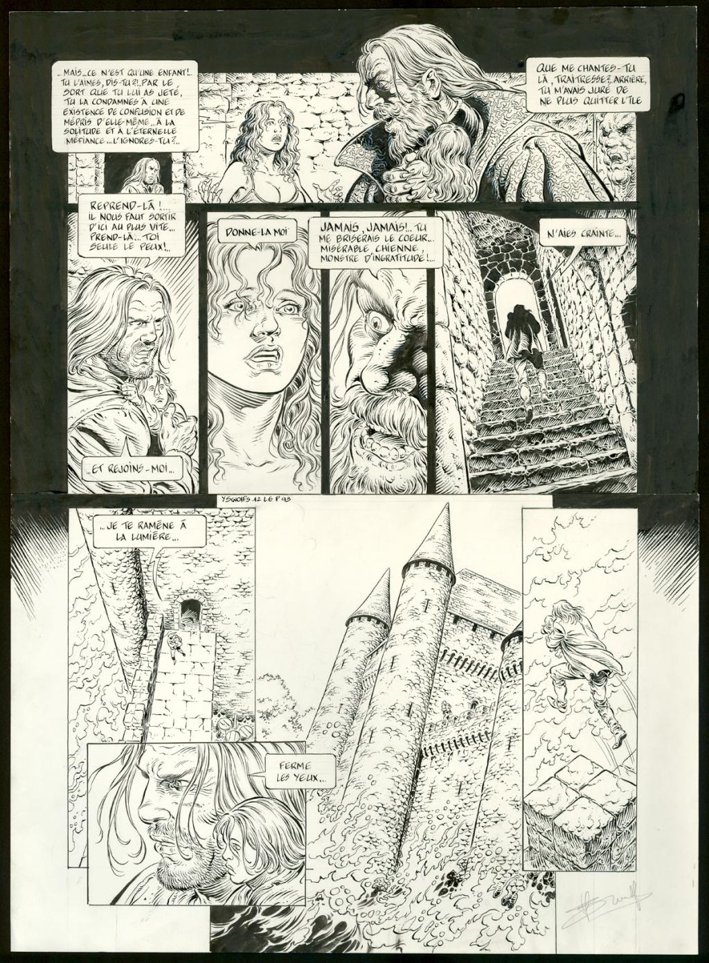 Planche originale n°43 - Yves Swolfs - Encre de Chine sur papier - 4964