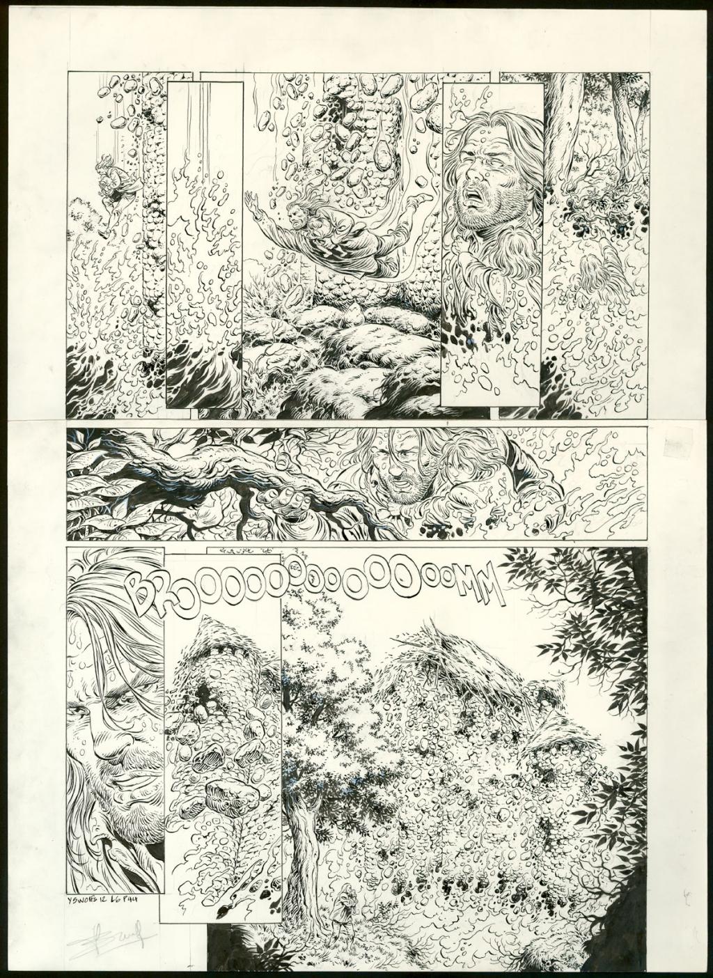 Planche originale n°44 - Yves Swolfs - Encre de Chine sur papier - 4965
