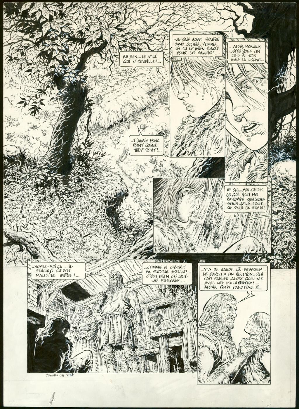 Planche originale n°27 - Yves Swolfs - Encre de Chine sur papier - 4966