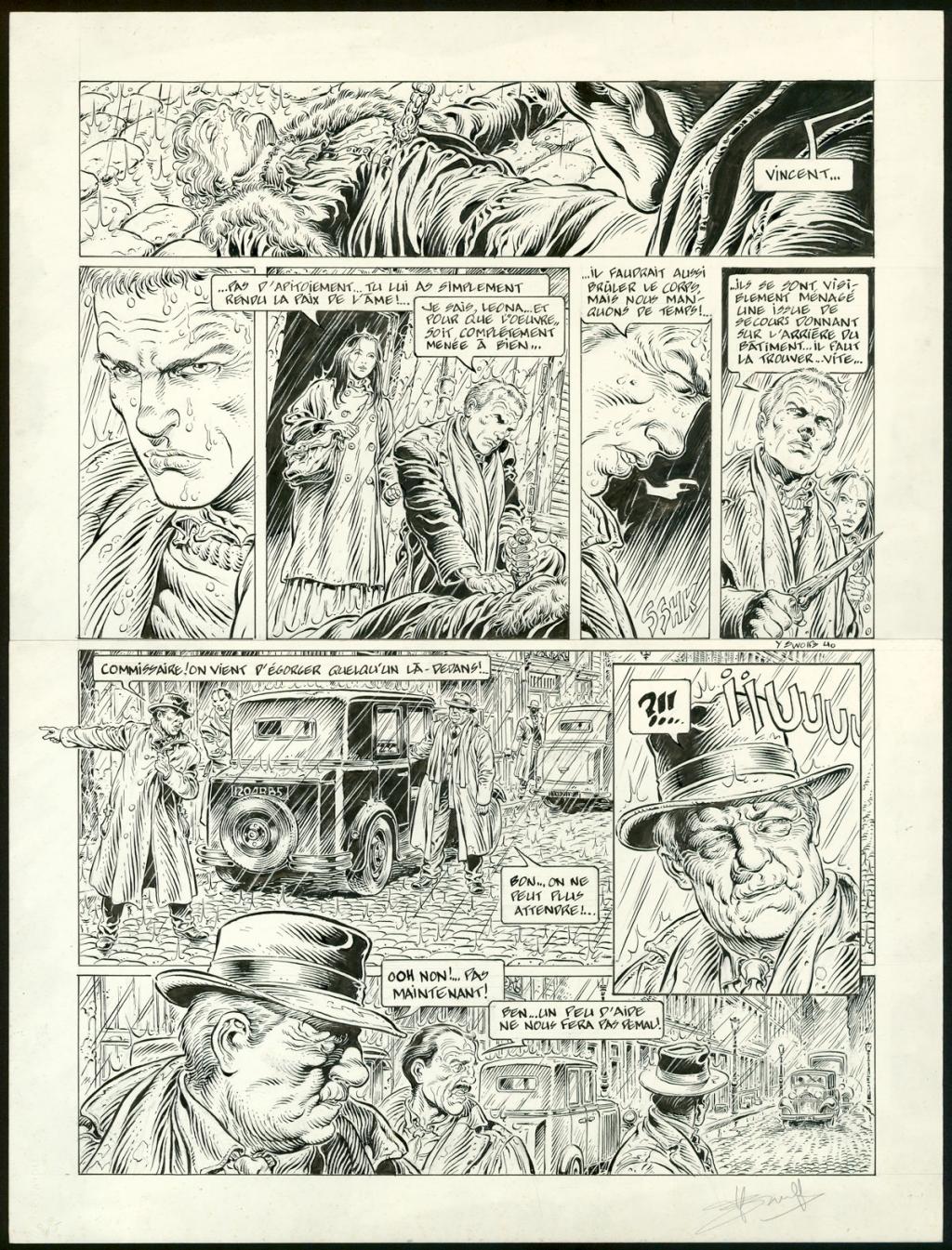 Planche originale n°40 - Yves Swolfs - Encre de Chine sur papier - 4957