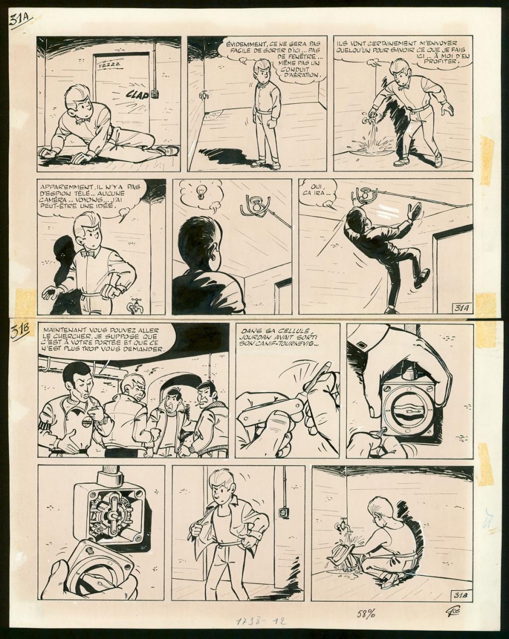 Planche originale n°31 - Roland Gos - Encre de Chine sur papier - 5069