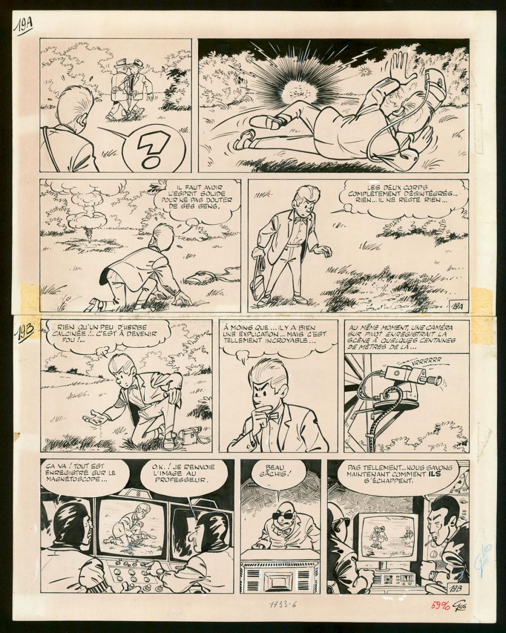 Planche originale n°19 - Roland Gos - Encre de Chine sur papier - 5070