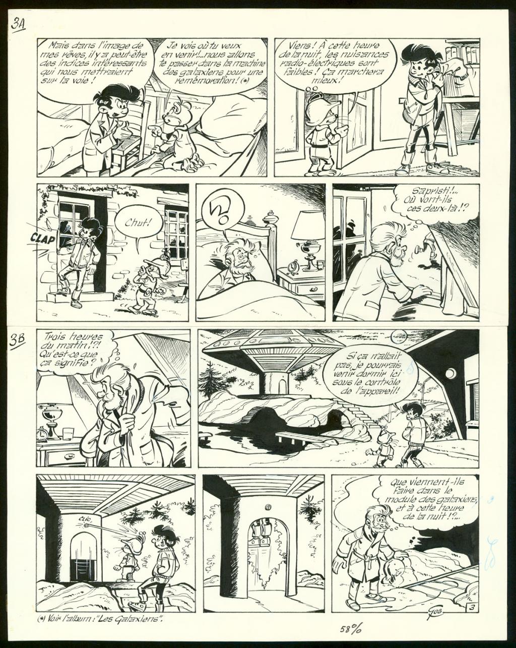 planche originale n°03 - Roland Gos - Encre de Chine sur papier - 5071