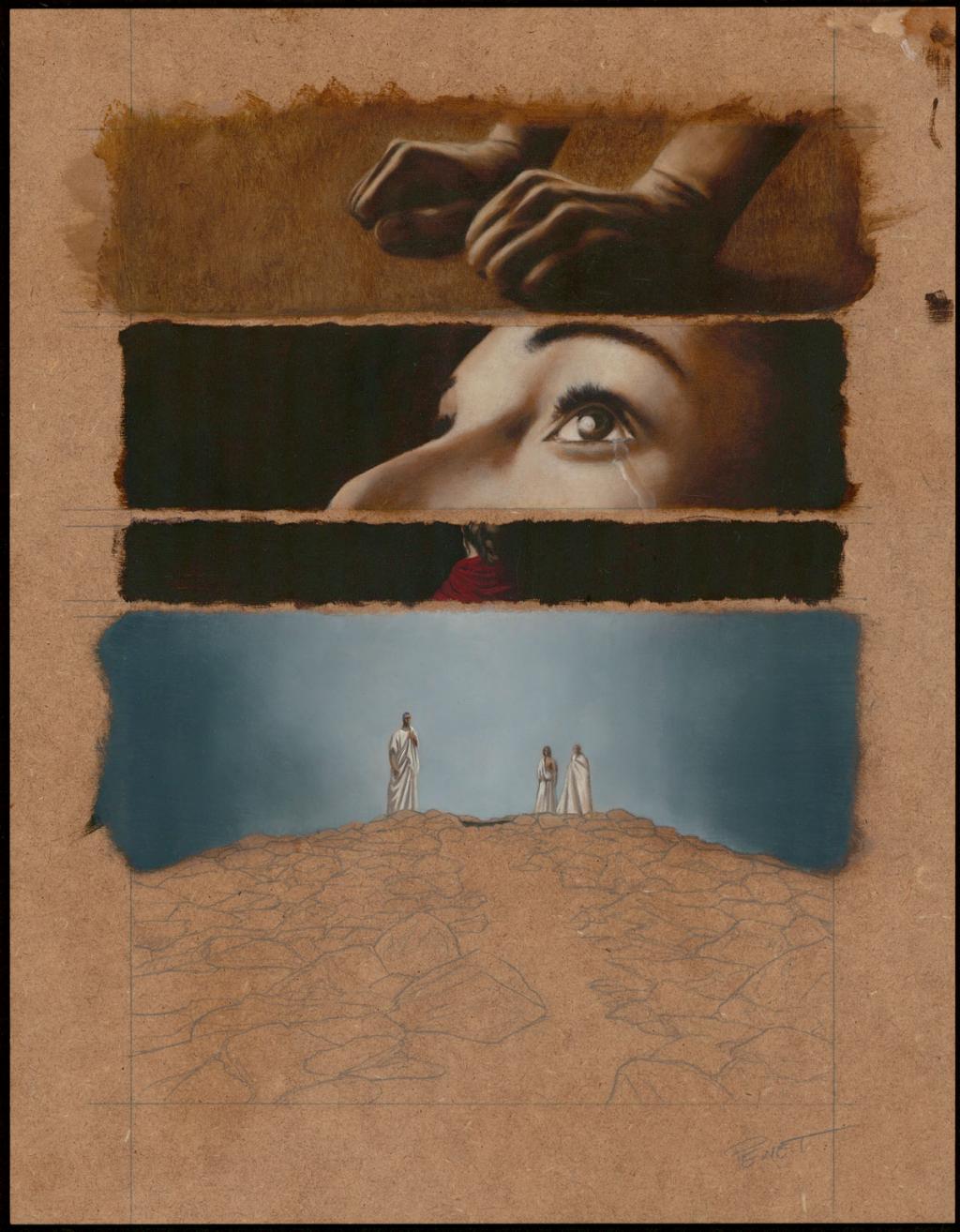 Planche originale n°69 - Régis Penet - Huile et crayon sur bois - 3630