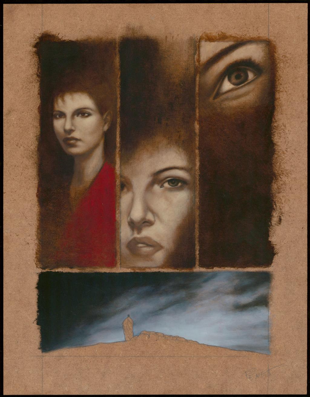 Planche originale n°71 - Régis Penet - Huile et crayon sur bois - 3576