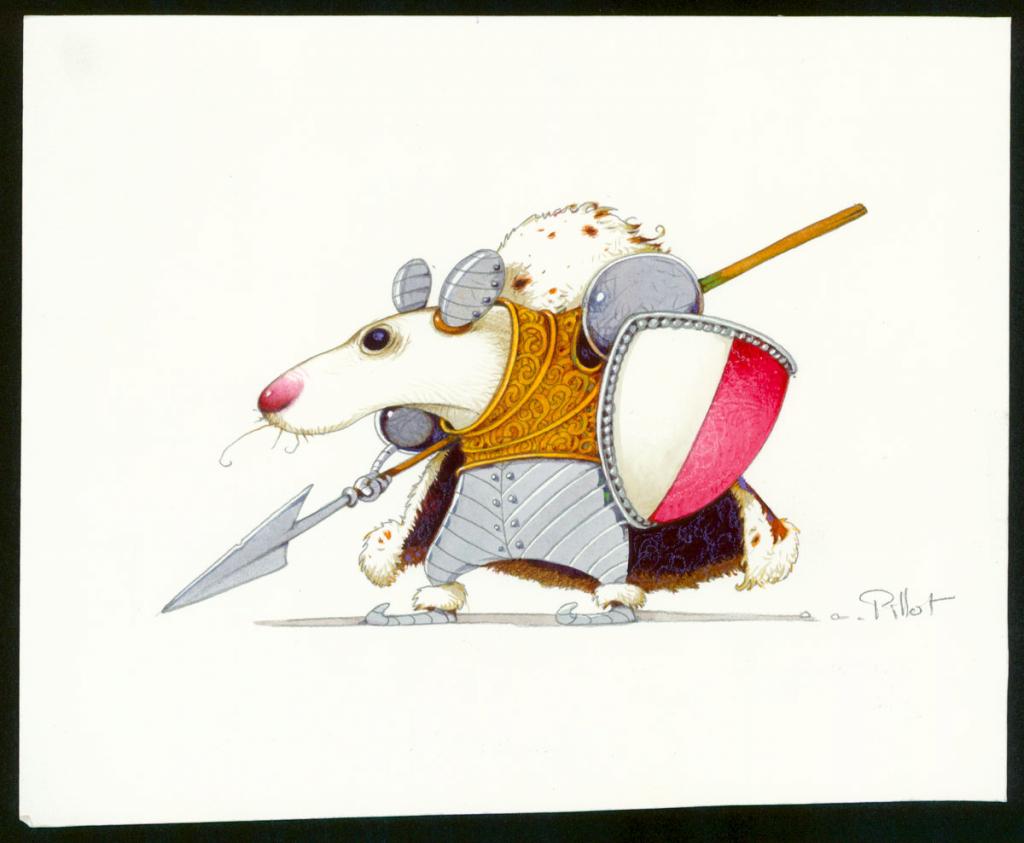 Illustration originale pour un jeu coréen - Frédéric Pillot - Aquarelle et crayon sur papier - 6257