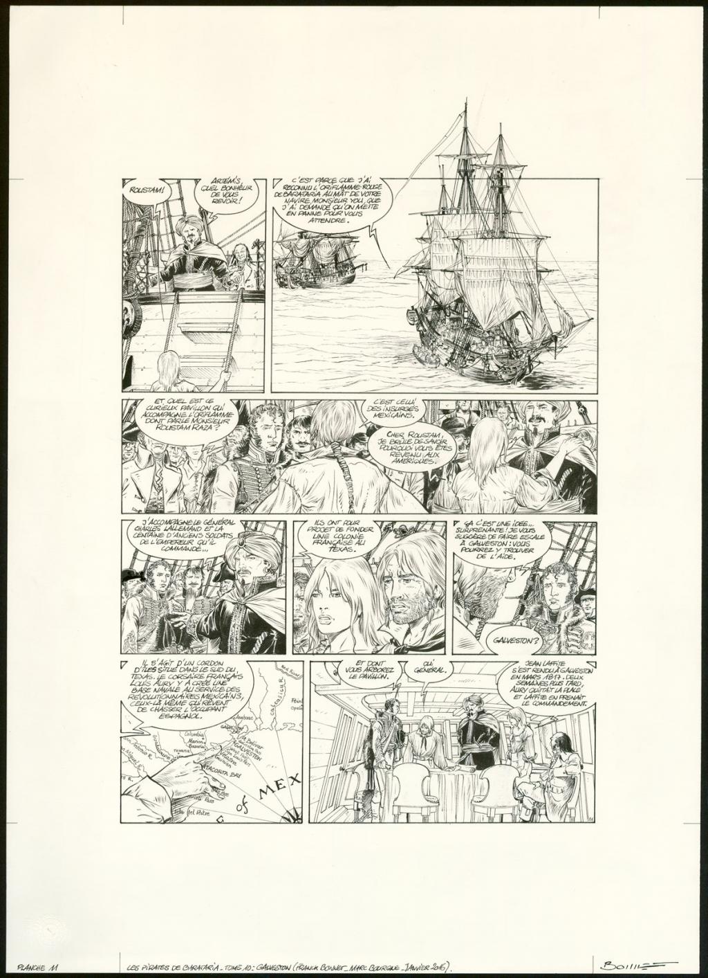 Planche originale  n°11 - Franck Bonnet - Encre de Chine sur papier - 3637