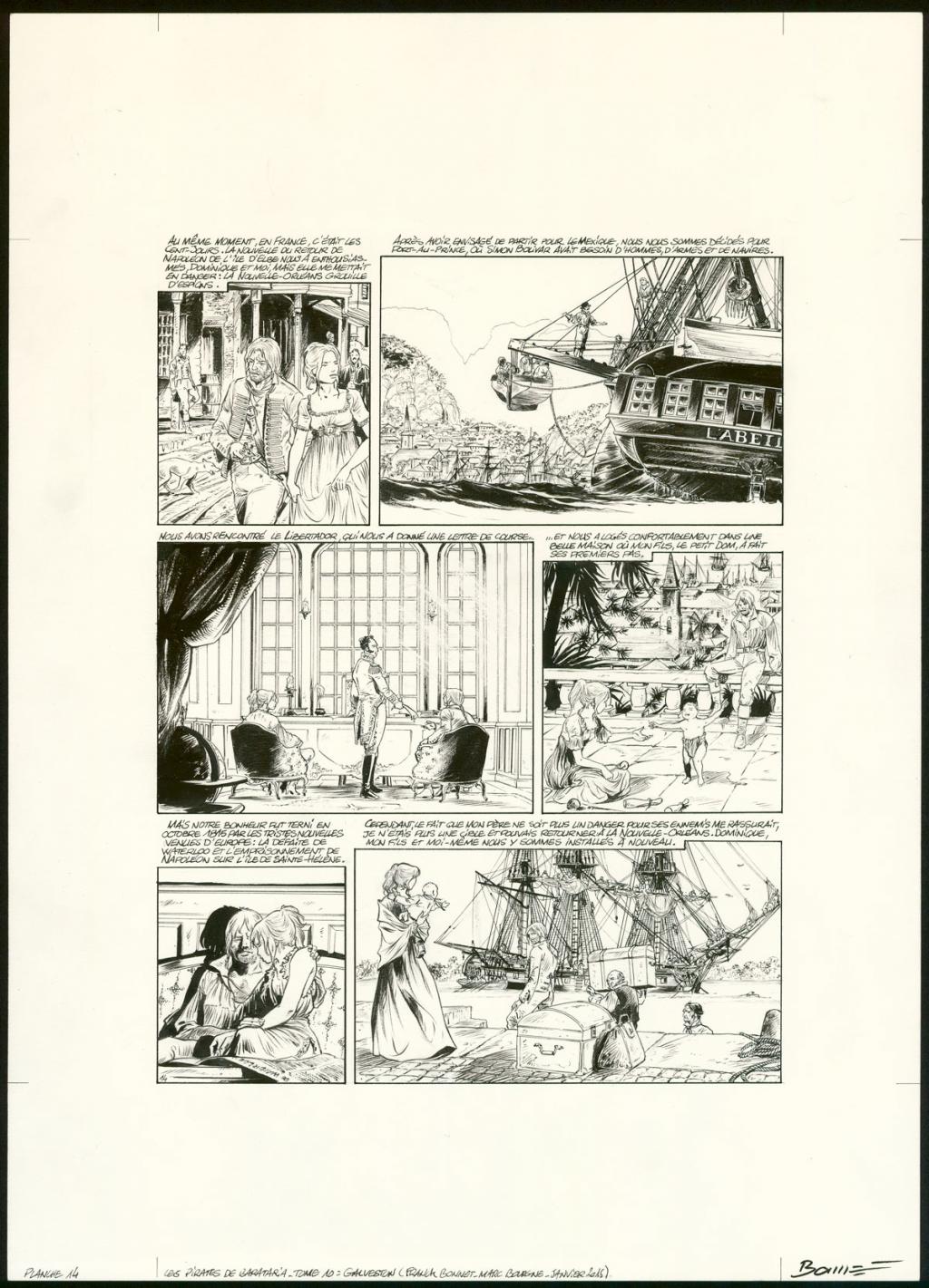 Planche originale n°14 - Franck Bonnet - Encre de Chine sur papier - 3636