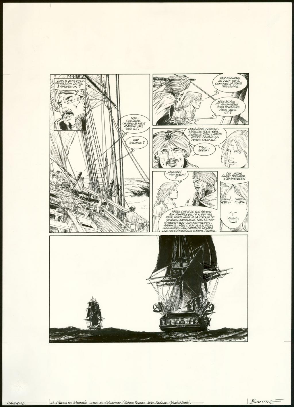 Planche originale n°15 - Franck Bonnet - Encre de Chine sur papier - 5821