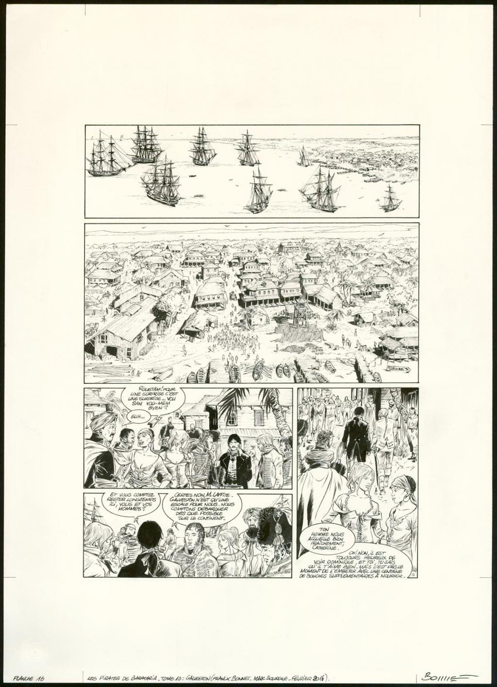 Planche originale n°16 - Franck Bonnet - Encre de Chine sur papier - 3635