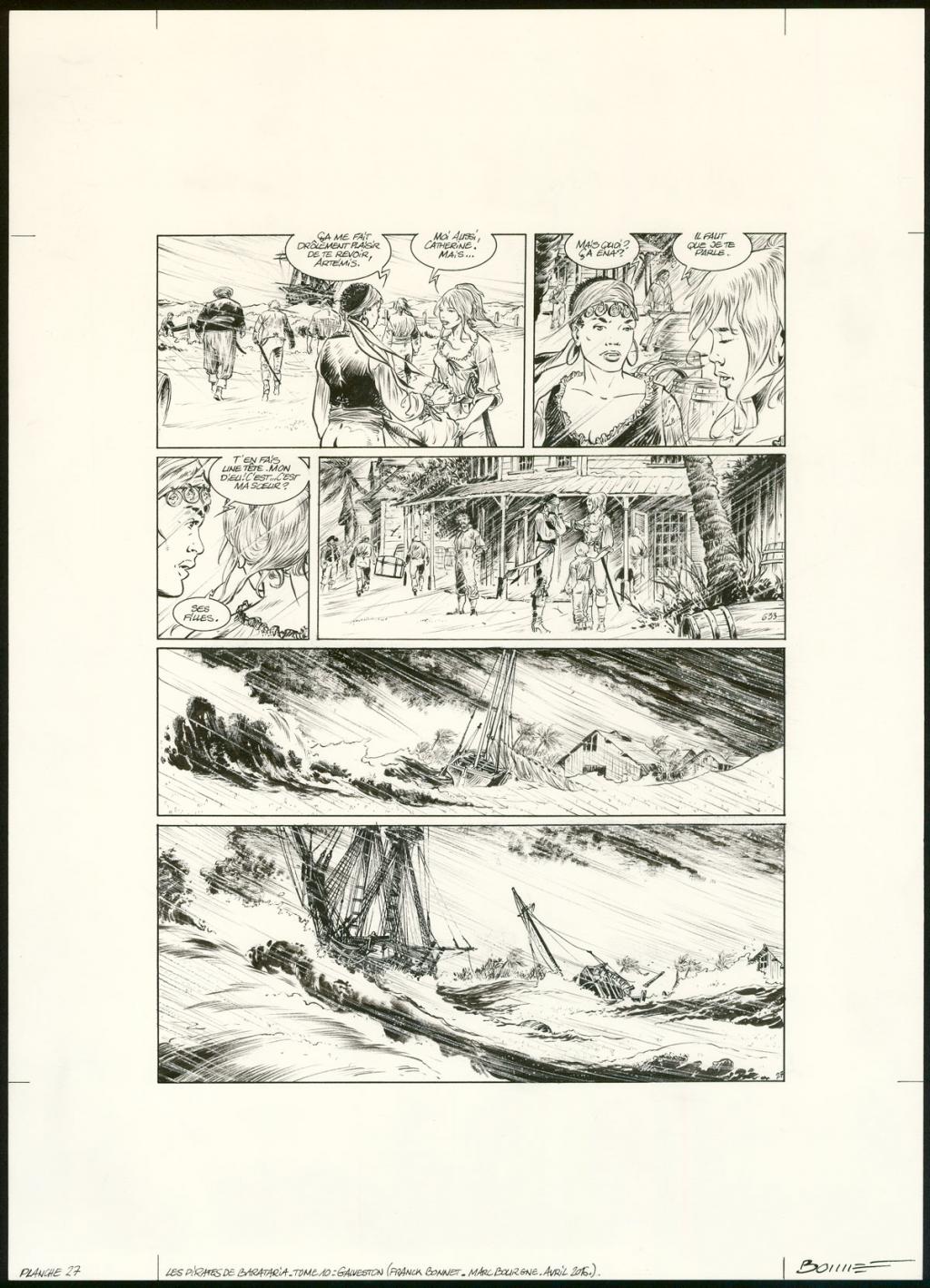 Planche originale n°27 - Franck Bonnet - Encre de Chine sur papier - 3634