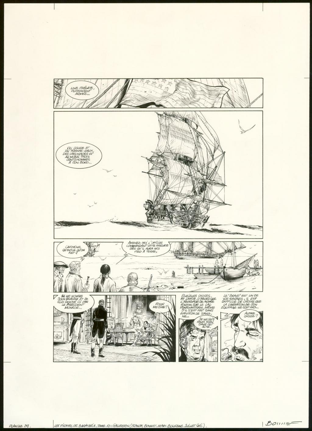 Planche originale n°39 - Franck Bonnet - Encre de Chine sur papier - 5820