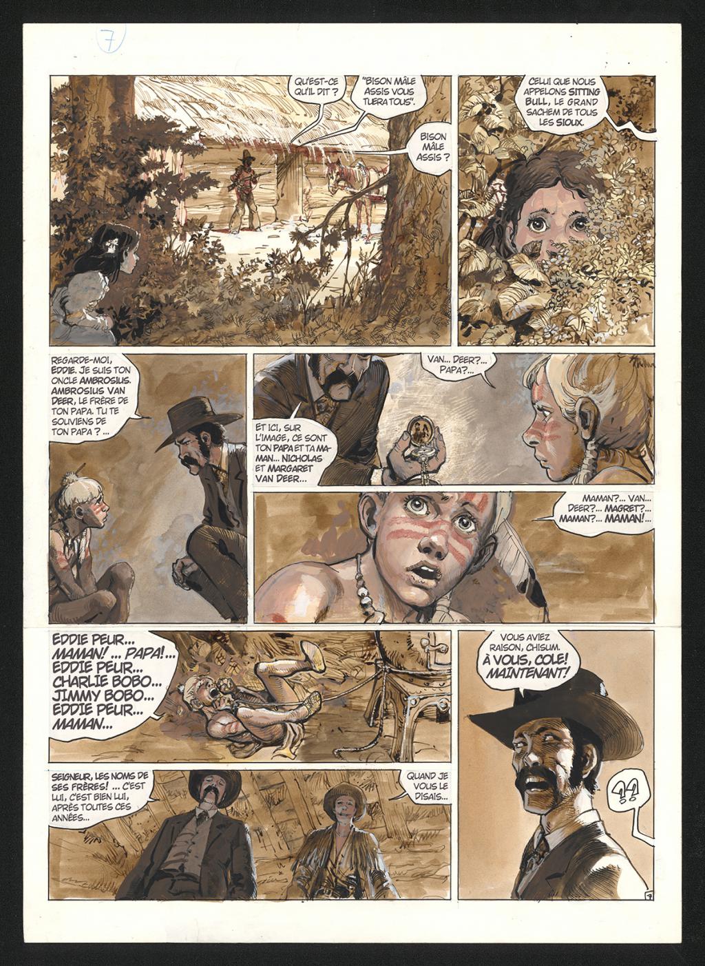 Planche originale n°7 - Grzegorz Rosinski - Technique mixte - 6002