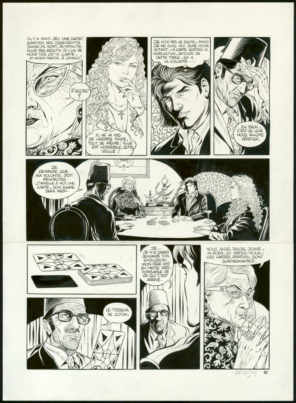 Planche originale n°40 - Olivier Grenson - Encre de Chine sur papier - 3608