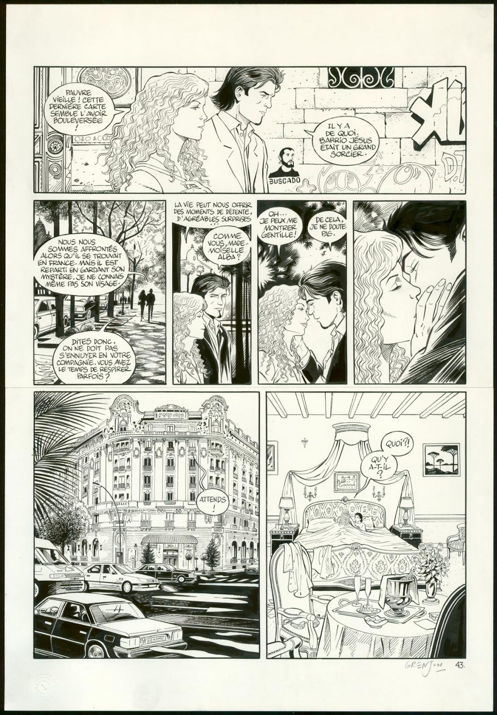 Planche originale n°43 - Olivier Grenson - Encre de Chine sur papier - 3607