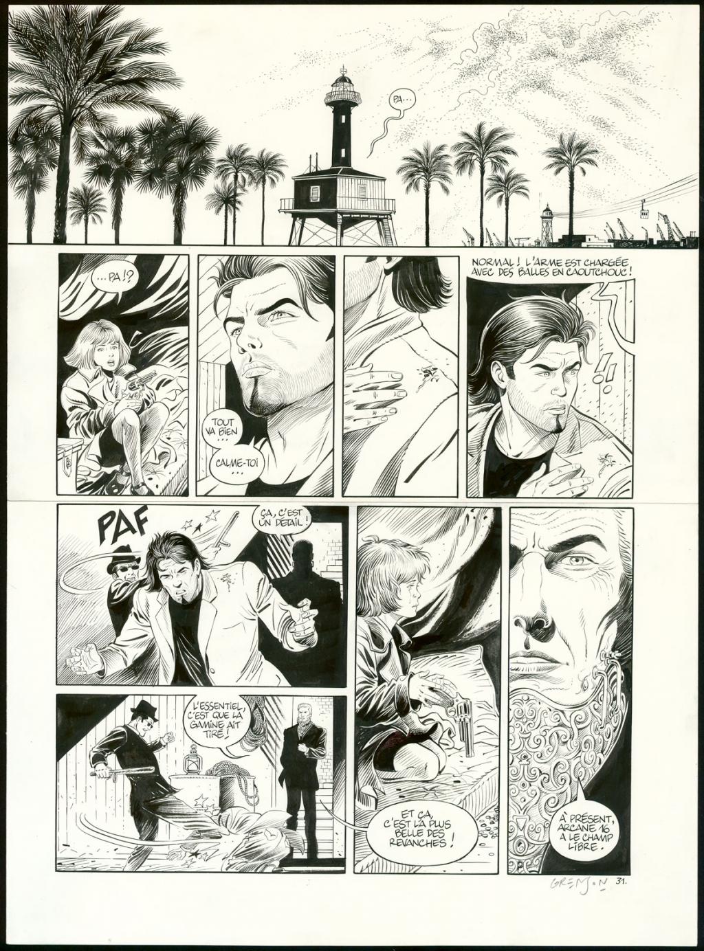 Planche originale n°31 - Olivier Grenson - Encre de Chine sur papier - 3606