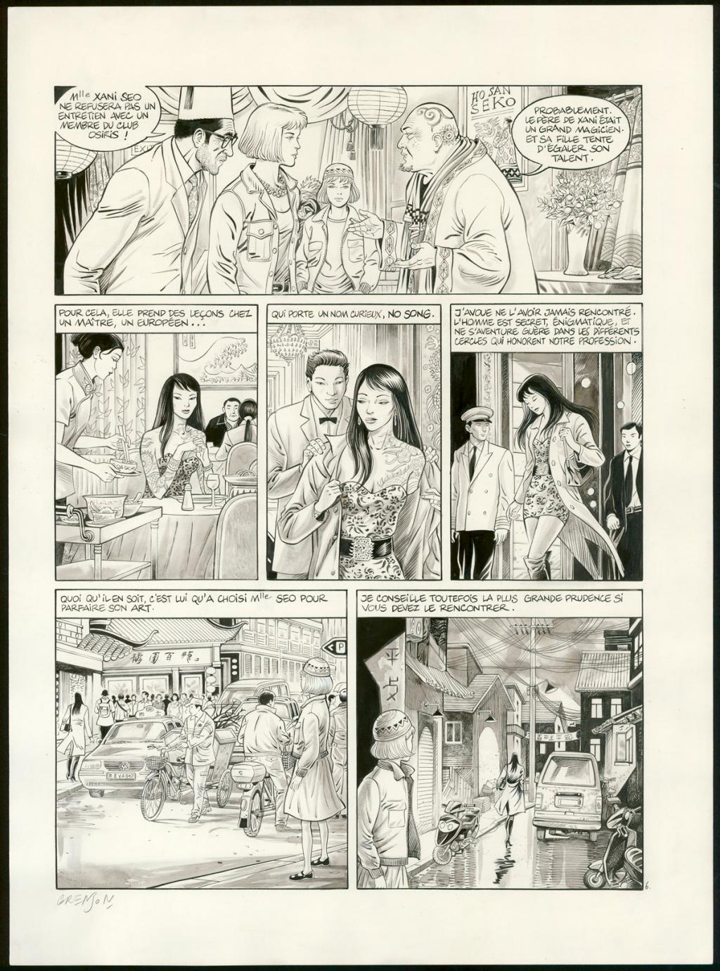 Planche originale n°6 - Olivier Grenson - Encre de Chine et lavis sur papier - 3602