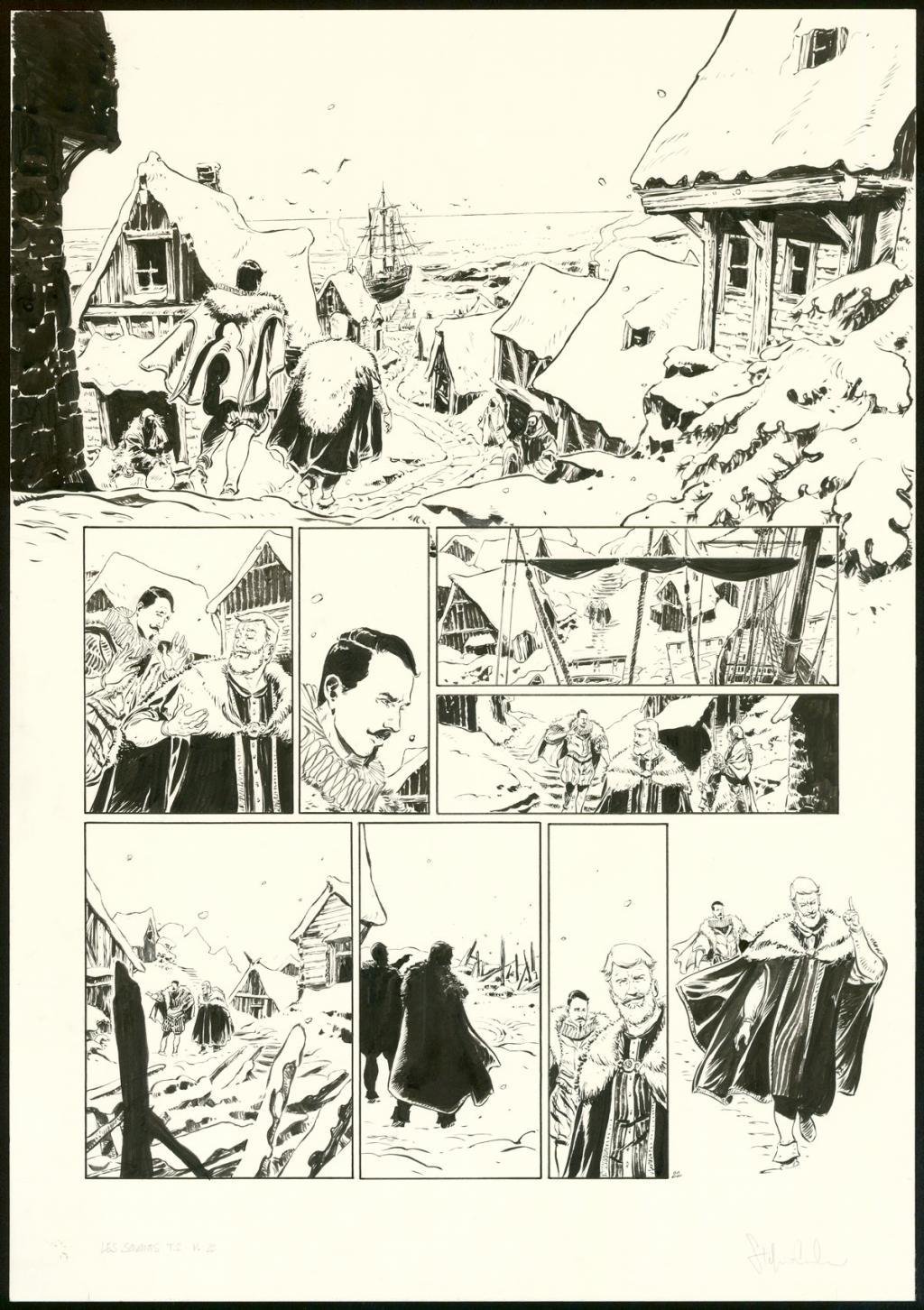 Planche originale n°22 - Stefano Carloni - Encre de Chine - 3610