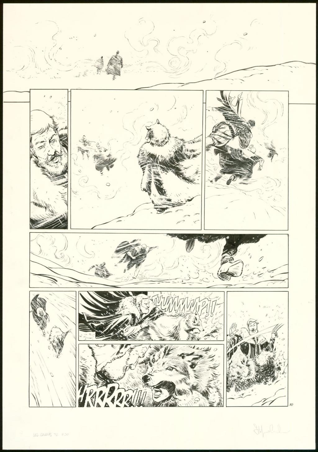 Planche originale n°30 - Stefano Carloni - Encre de Chine - 3612