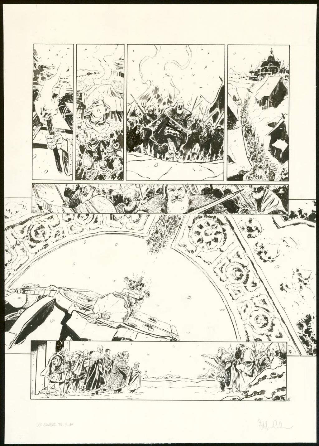 Planche originale n°47 - Stefano Carloni - Encre de Chine - 3613