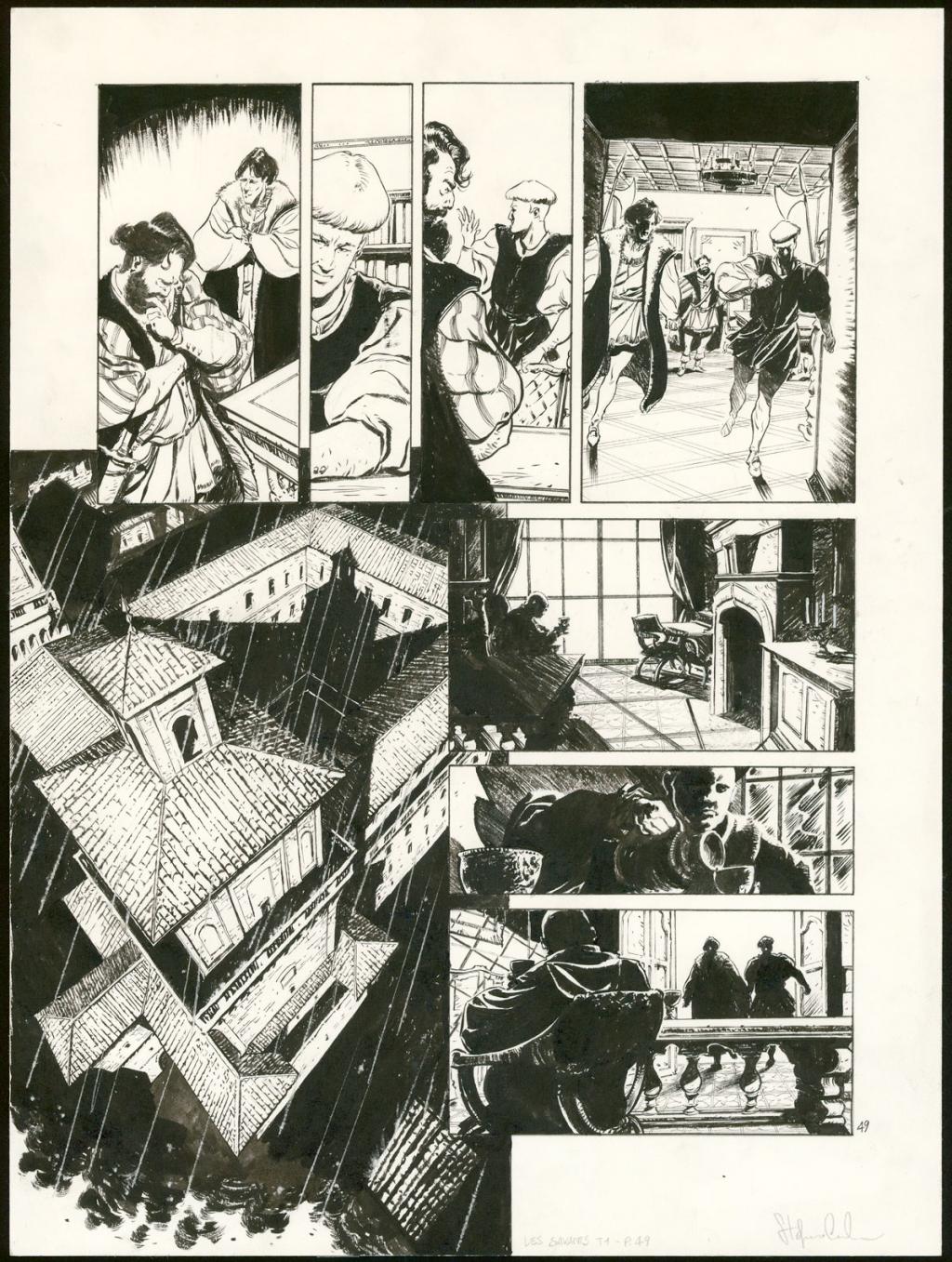 Planche originale n°49 - Stefano Carloni - Encre de Chine - 3616