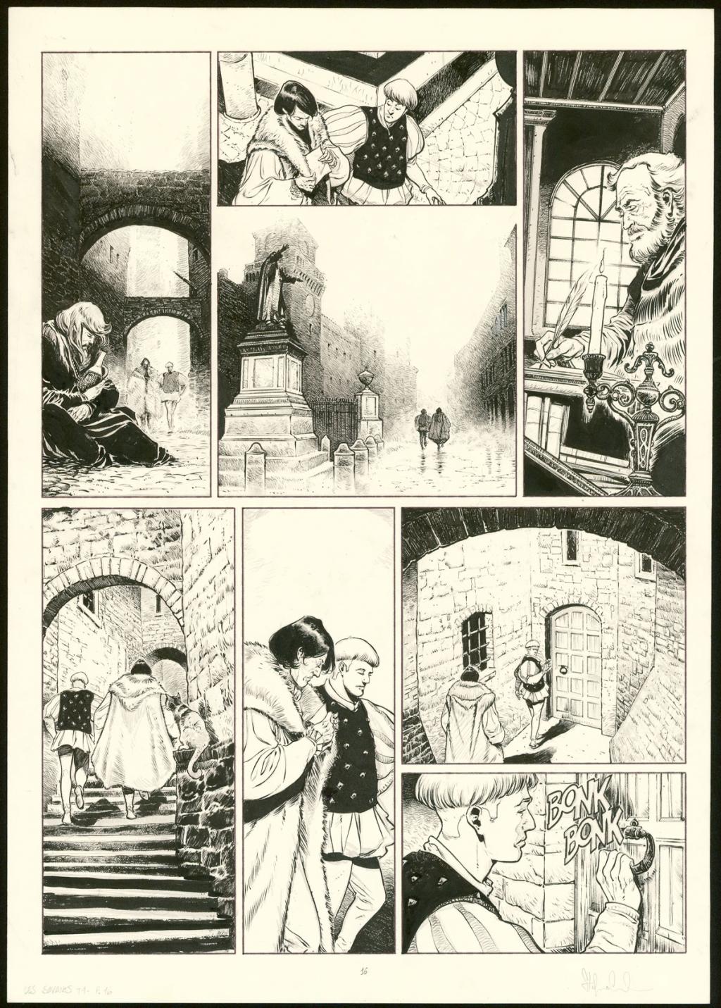 Planche originale n°16 - Stefano Carloni - Encre de Chine - 3617
