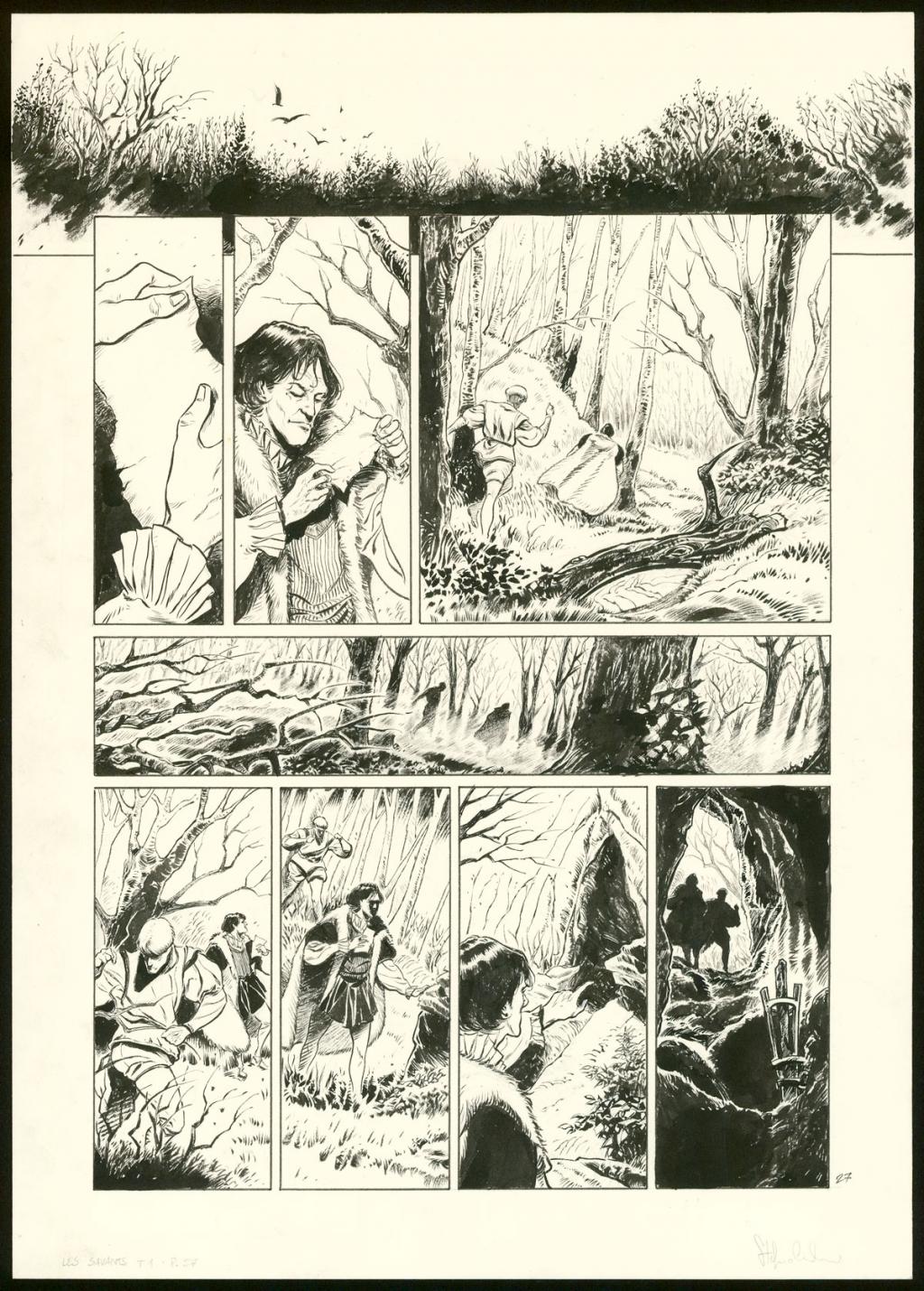 Planche originale n°27 - Stefano Carloni - Encre de Chine - 3618