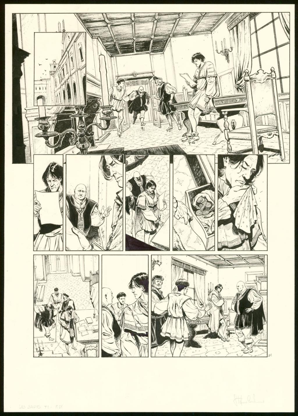 Planche originale n°21 - Stefano Carloni - Encre de Chine - 3619