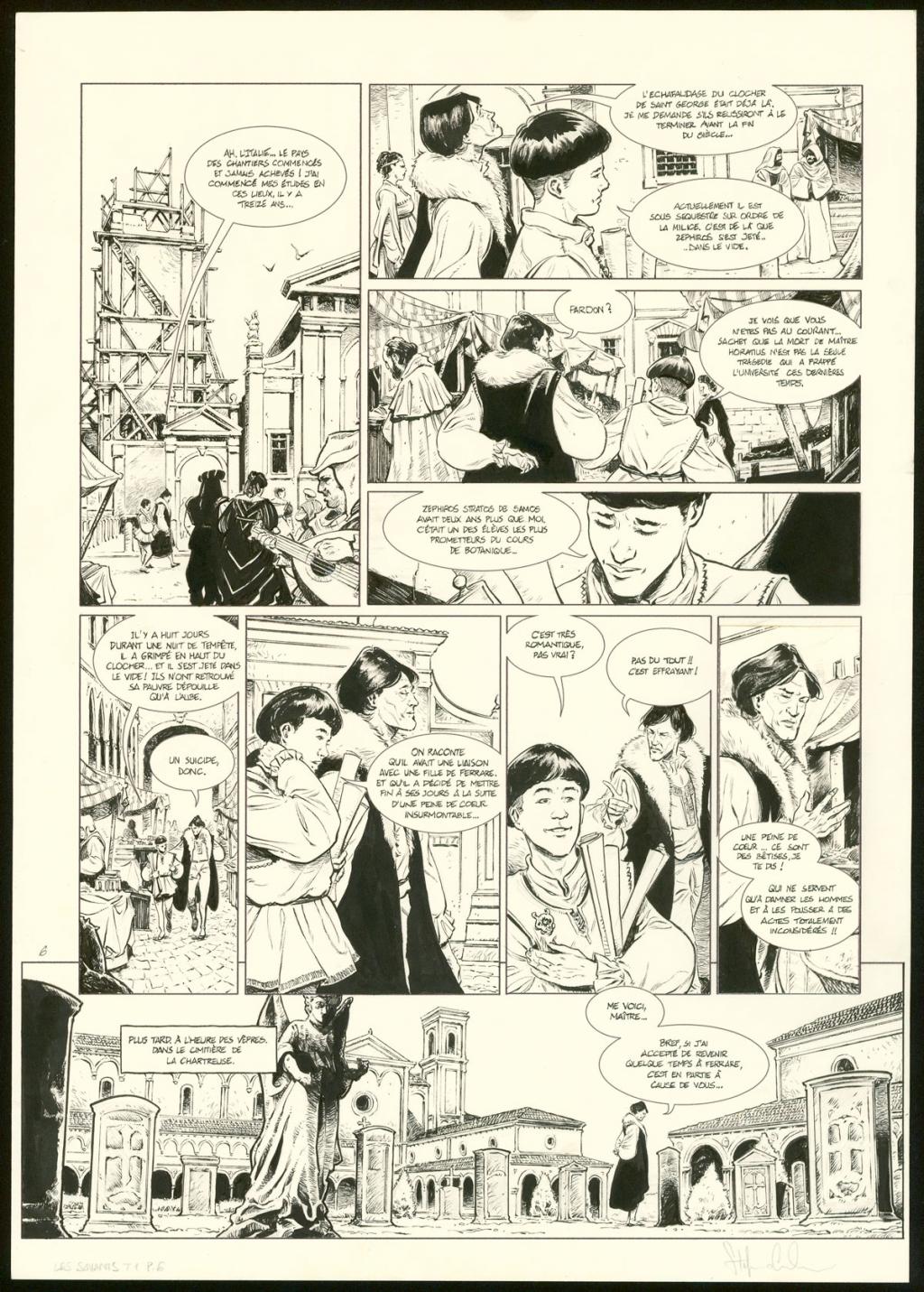 Planche originale n°6 - Stefano Carloni - Encre de Chine - 3620
