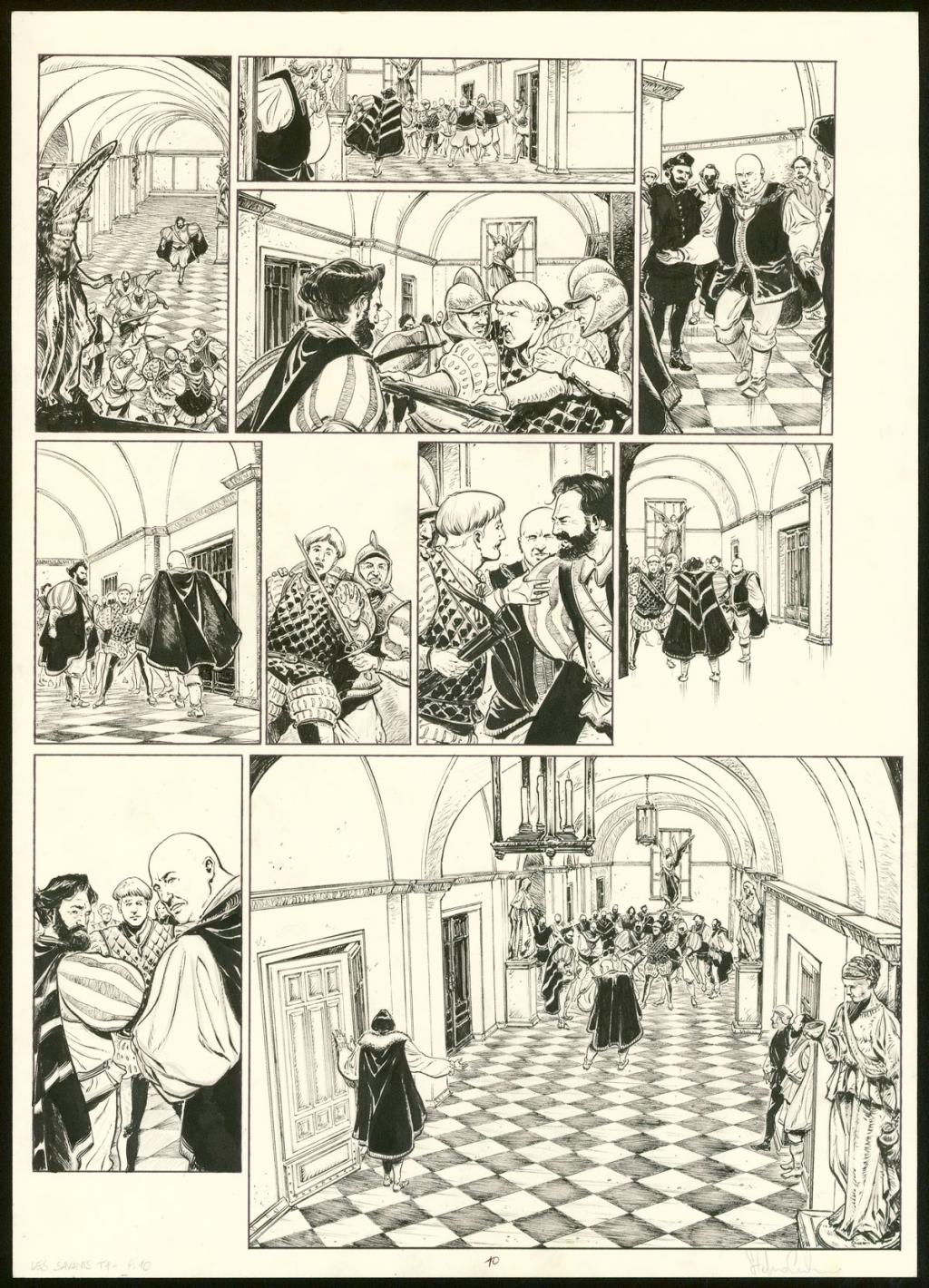 Planche originale n°10 - Stefano Carloni - Encre de Chine - 3621