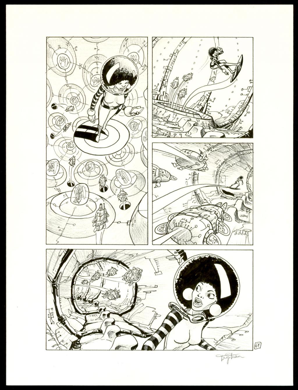 Planche originale - Martin Trystram - Encre de Chine - 3542