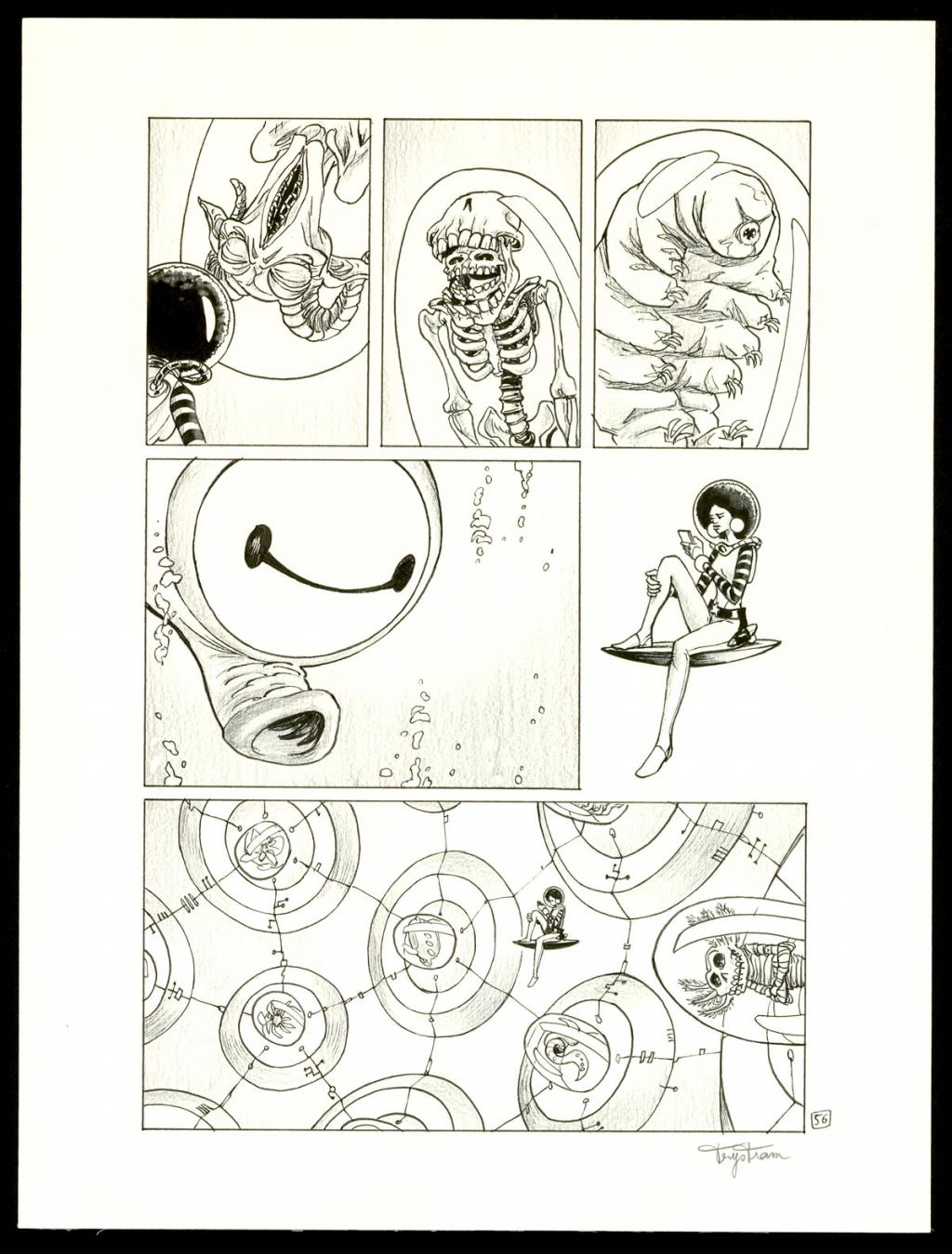 Planche originale - Martin Trystram - Encre de Chine - 3543