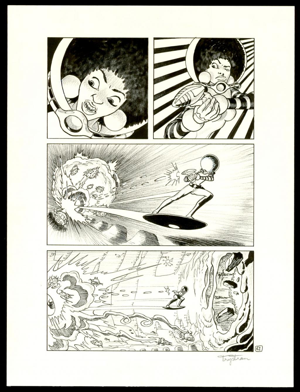 Planche originale - Martin Trystram - Encre de Chine - 4094