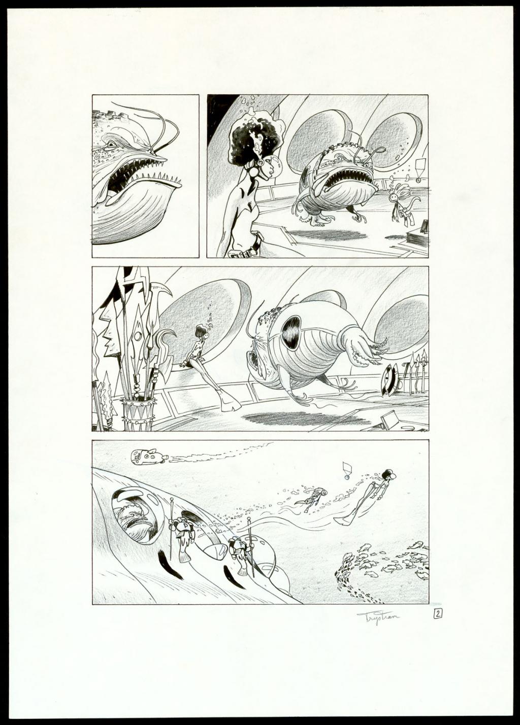 Planche originale - Martin Trystram - Encre de Chine - 3558