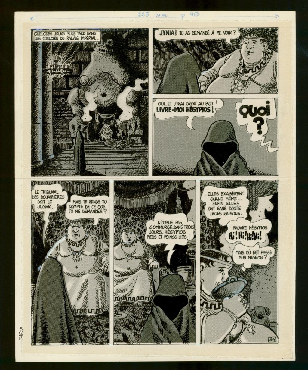 Planche originale n°34 - Jacques Tardi - Encre de Chine et trame sur papier - 4552