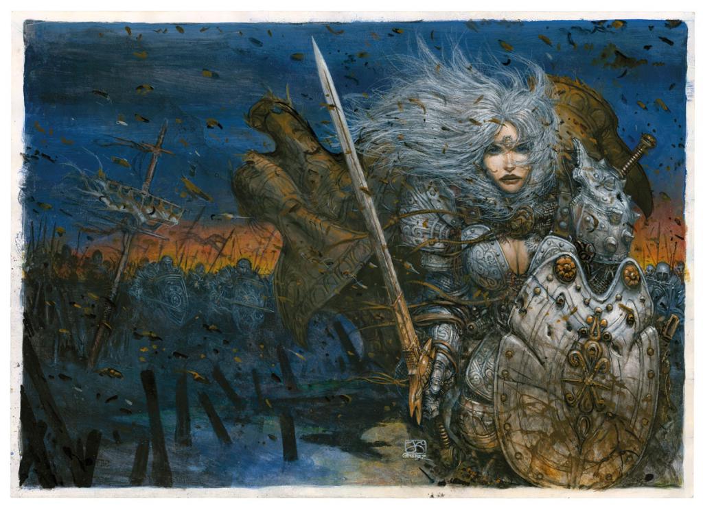 Illustration originale réalisée pour l'affiche du festival de Bande dessinée de la ville de Getxo, 2015 - Juan Gimenez - Technique mixte - 4508