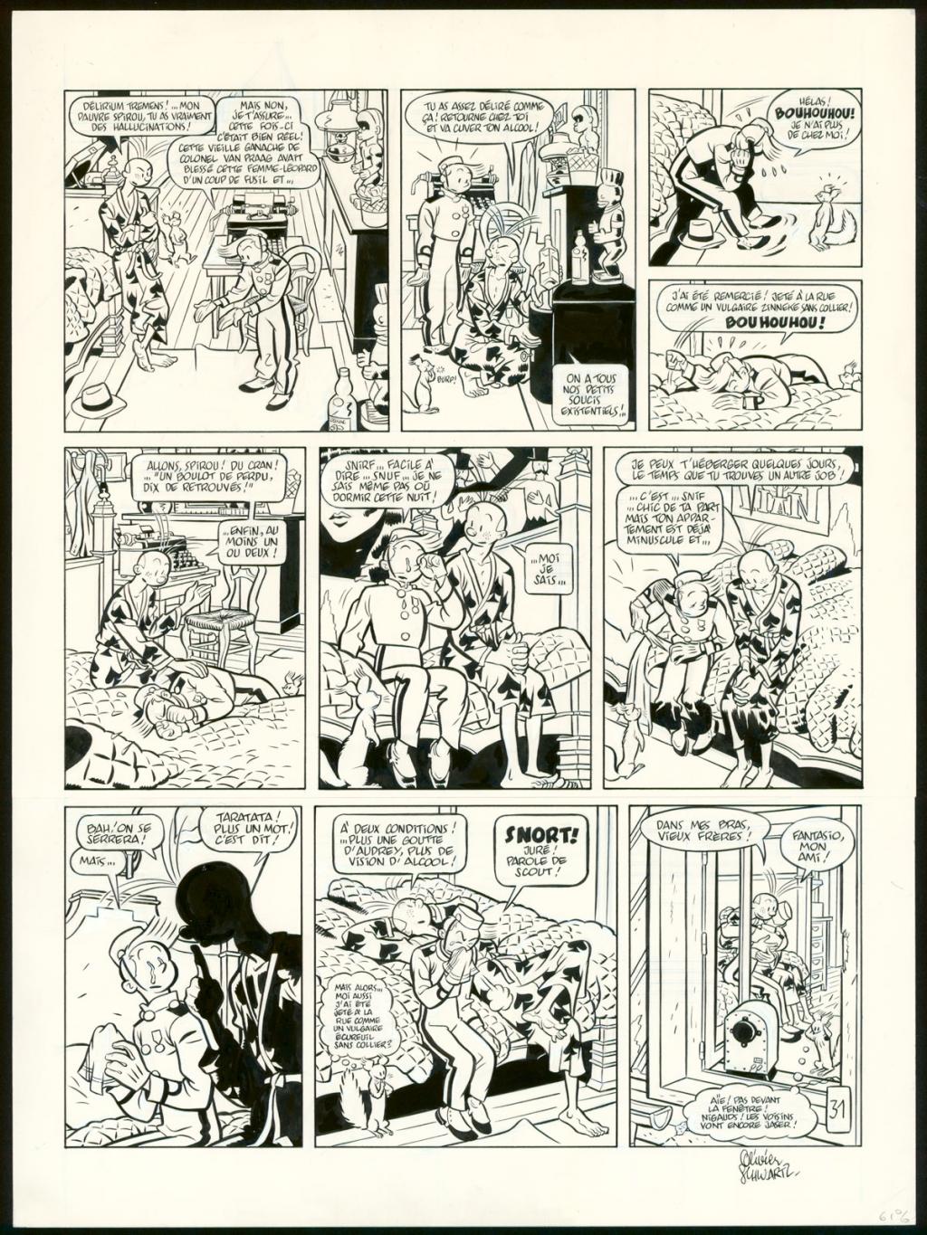 Planche originale n°31 - Olivier Schwartz - Encre de Chine sur papier - 6160