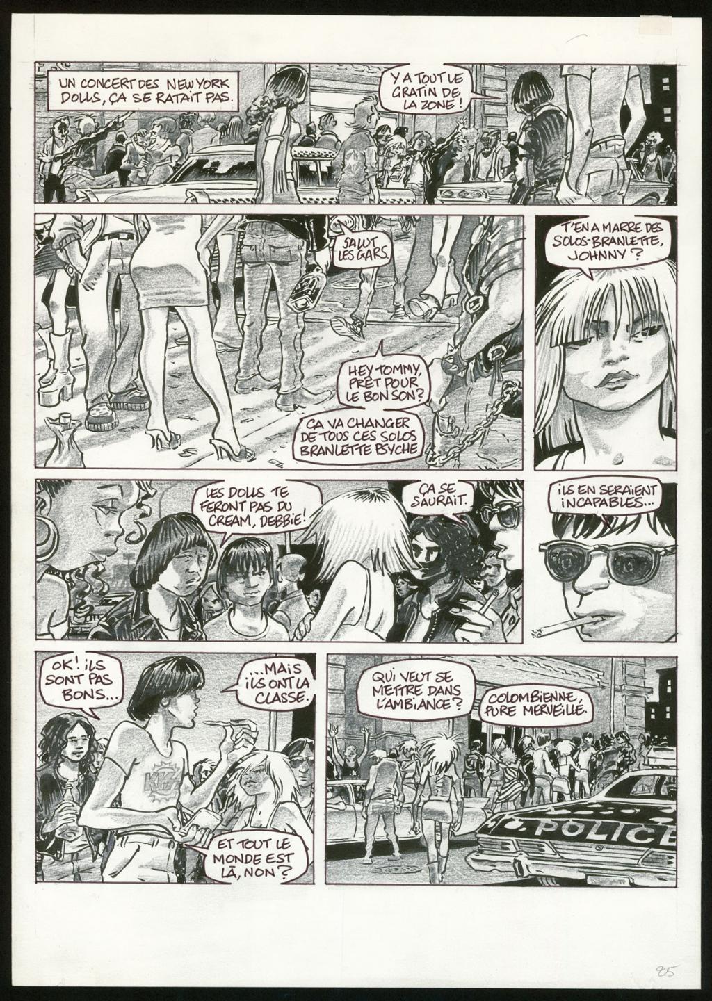 Planche originale n°25 - Eric Cartier - Mine de plomb et encre de Chine sur papier - 3790