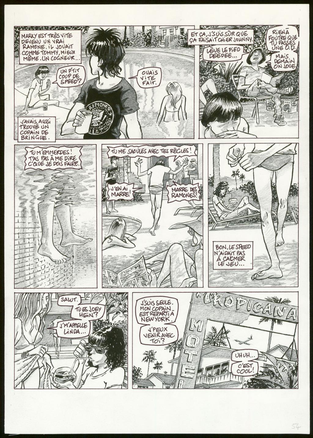 Planche originale n°54 - Eric Cartier - Mine de plomb et encre de Chine sur papier - 3629