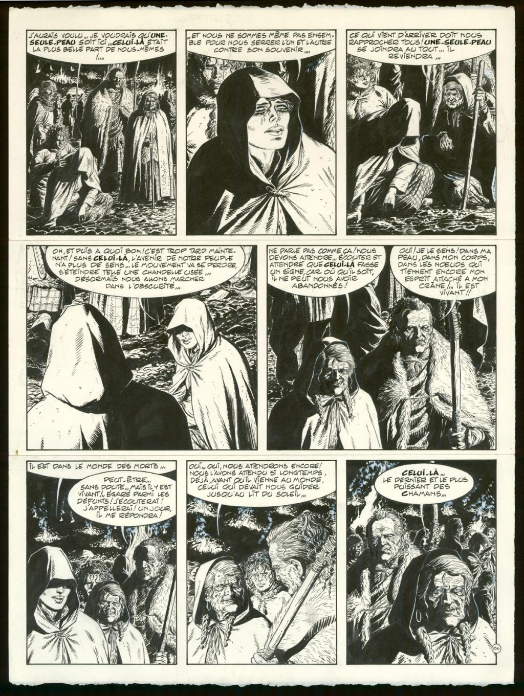 Planche originale n°86 - Claude Auclair - Encre de Chine sur papier - 3999