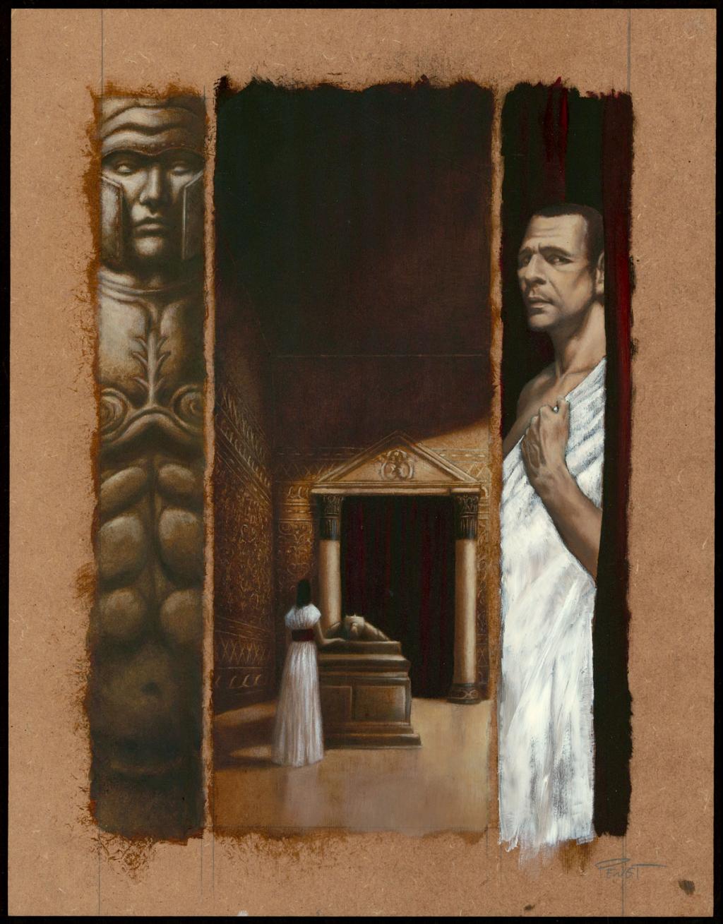 Planche originale n°56 - Régis Penet - Huile et crayon sur bois - 3569