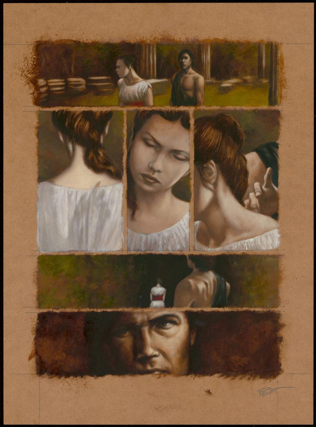 Planche originale n°46 - Régis Penet - Huile et crayon sur bois - 3570